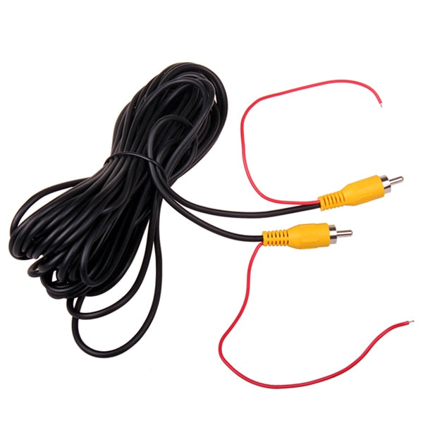 6M 10 Meters RCA Male to Male Car Reverse Rear View Parking Backup Camera Video Extension Cable With Trigger Wire for Monitor