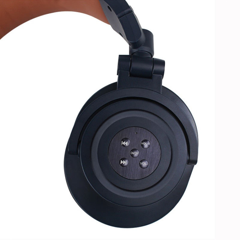 New Bluetooth Headset Wireless Headphone Stereo Folding Powerful Bass Gaming Earphone with Microphone