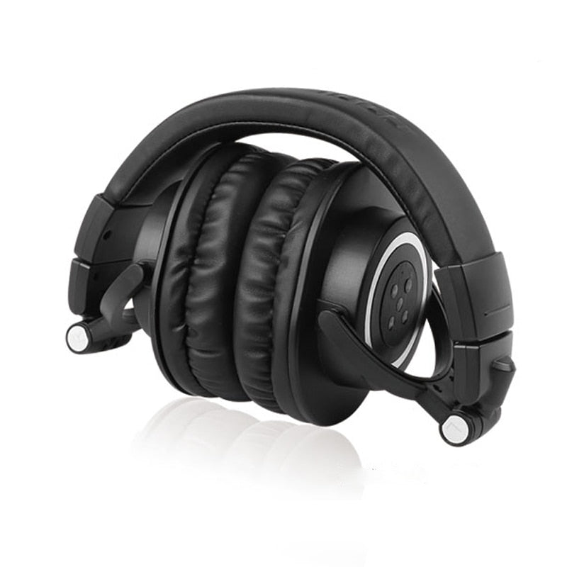 New Bluetooth Headset Wireless Headphone Stereo Folding Powerful Bass Gaming Earphone with Microphone